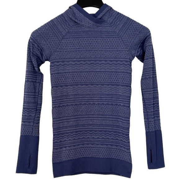 Lululemon Rest Less Hoodie in Gatsby Blue Size 4 - Picture 1 of 9